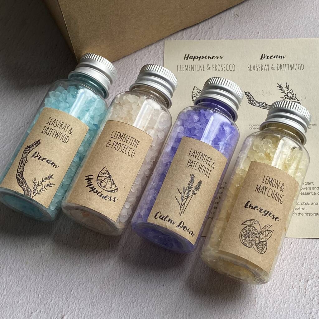 Organic Bath Salt Gift Set By attic