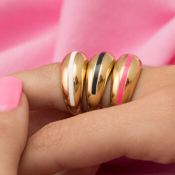 Candy Stripe Dome Ring, 2 of 12