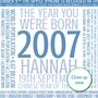 Personalised 18th Birthday Print Gift Year Facts 2007, thumbnail 4 of 12