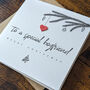 Boyfriend Personalised Christmas Card, thumbnail 1 of 4