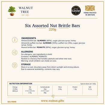 Great Taste Nut Brittle Gift Box – 220g, 5 of 8
