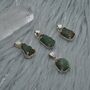 Raw Emerald Pendant Necklace, thumbnail 3 of 12