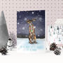 Hare Winter Wonderland Christmas Card, thumbnail 1 of 2