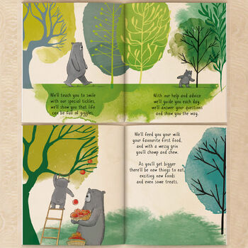 Personalised Family Tree Book For New Baby, 5 of 10