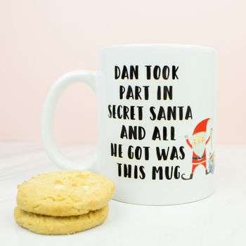 Personalised Secret Santa Gift Mug, 3 of 3