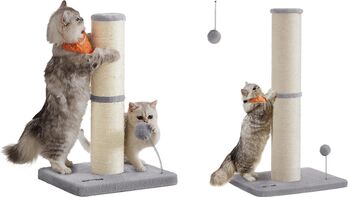 Cat Scratching Post With Spring Pompom And Sisal Pole, 10 of 10