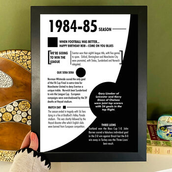 The Glory Days 40th Birthday Gift For Football Fans, 5 of 6