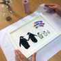 Personalised Family Of Penguins Print, thumbnail 3 of 5