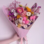 Pink Dried Wildflower Bouquet, thumbnail 1 of 10