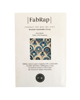 Fabric Gift Wrap Reusable Furoshiki Art Deco, 7 of 10
