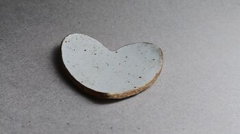 Heart Shaped Clay Valentine Ring Dish, 5 of 10