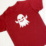 Personalised Adults Halloween Ghost T Shirt, thumbnail 5 of 12