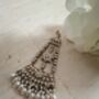 Gold Antique Pearl Passa/Jhumar Hair Accessory, thumbnail 9 of 11