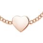 Personalised 18 K Rose Gold Plated Heart Chain Bracelet, thumbnail 3 of 6