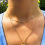 Gold Plated Coin Pendant Necklace, thumbnail 2 of 3