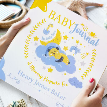 Personalised Baby Journal Book, 12 of 12