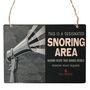 Vintage Style 1940's Snoring Area Wartime Wall Plaque, thumbnail 1 of 2