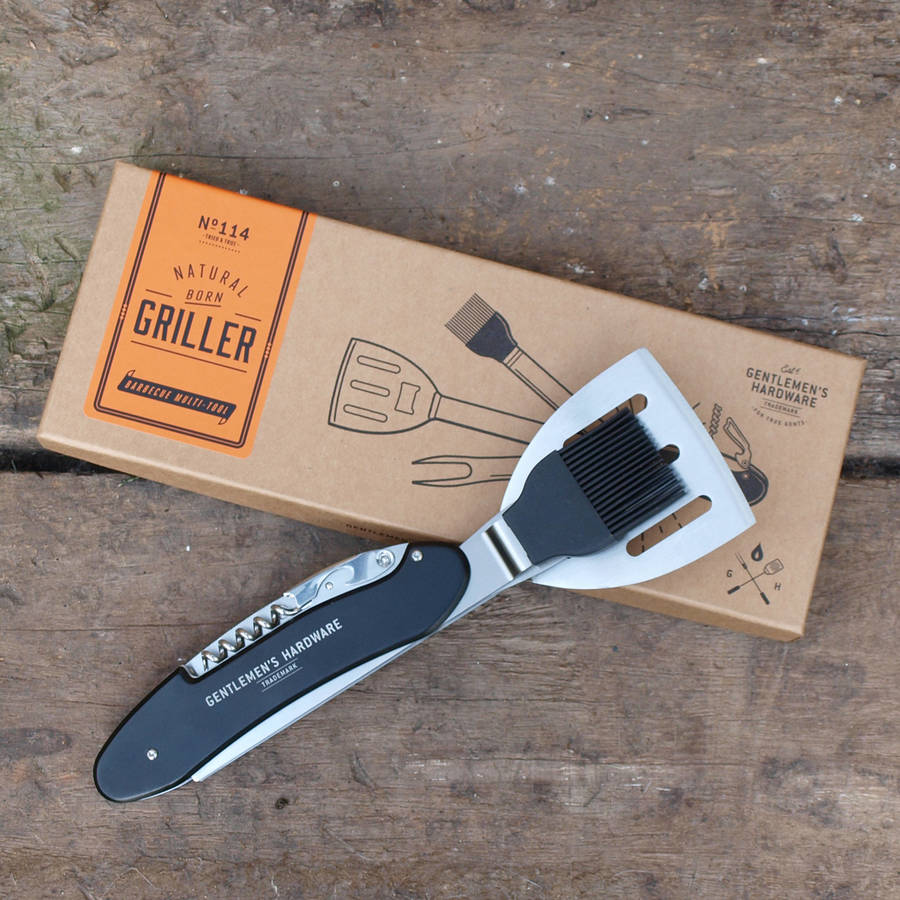 engraved bbq multi tool set by idyll home