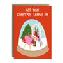 Rudolph The Red Nosed Reindeer Christmas Card, thumbnail 2 of 3