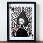 Queen Of Spades A3 Art Print, thumbnail 1 of 2