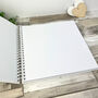 Personalised Wedding Script Text Memory Scrapbook / Guest Book, thumbnail 4 of 6