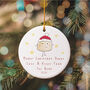 Merry Christmas Daddy Love Bump Christmas Decoration, thumbnail 1 of 4