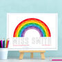 Personalised Teacher Rainbow Print, thumbnail 1 of 2