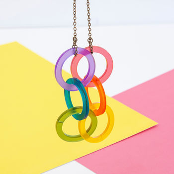 Rainbow Chain Necklace, 2 of 6