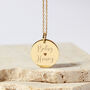 Personalised Children's Name Gold Or Silver Plated Disc Necklace, thumbnail 4 of 11