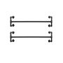 Industrial Wall Mounted Pipe Hanging Bars Clothes Rack, thumbnail 4 of 6