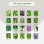Grow Your Own Herb Garden With 20 Varieties Pouch, thumbnail 3 of 7