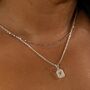 Tinsel Chain Necklace, 925 Sterling Silver Plated, thumbnail 2 of 6