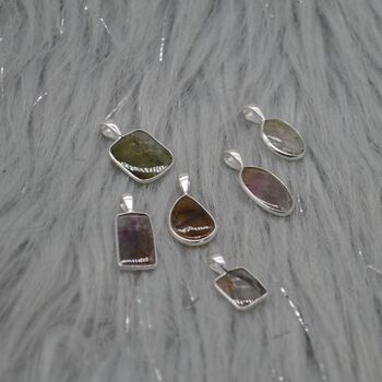 Watermelon Tourmaline Necklace: October Birthstone, 3 of 11
