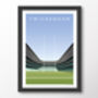 Twickenham Stadium England Rugby Poster, thumbnail 8 of 8
