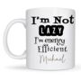 Personalised Funny Lazy Efficient Mug, thumbnail 3 of 4