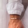 Rose Golden Personalised Chain Bracelet, thumbnail 7 of 9