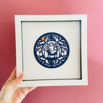 Personalised Cat Lady Paper Cut, 2 of 10