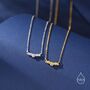 Sterling Silver Tiny Bat Pendant Necklace, thumbnail 4 of 11