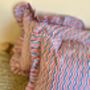 Boho Frill Cushion With Duck Feather Insert, thumbnail 3 of 3