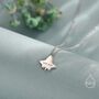 Sterling Silver Ivy Leaf Pendant Necklace, thumbnail 5 of 10