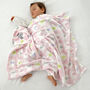 Personalised Fluffy Pink Elephant Blanket And Comforter, thumbnail 5 of 8