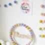 Personalised Name Hoop Wreath, thumbnail 5 of 6