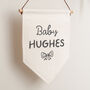 Bow Design New Baby Hanging Flag, thumbnail 3 of 3