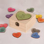 I Love You Because Personalised Love Heart Token Box, thumbnail 4 of 7
