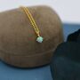 Green Opal Pendant Necklace In Sterling Silver, thumbnail 5 of 12