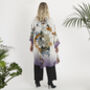Silk Kimono Jacket 'Evolution' Print Size L/Xl, thumbnail 3 of 5