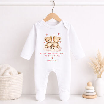 Personalised Anniversary Baby And Kids T Shirt, 2 of 8