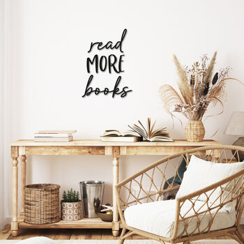 Read More Books Wooden Wall Art, 5 of 8