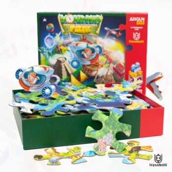 Amazing Christmas Gift. Augmented Reality Puzzle World Map, 2 of 5