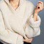 Ella Easy Cardigan Knitting Kit, thumbnail 4 of 7